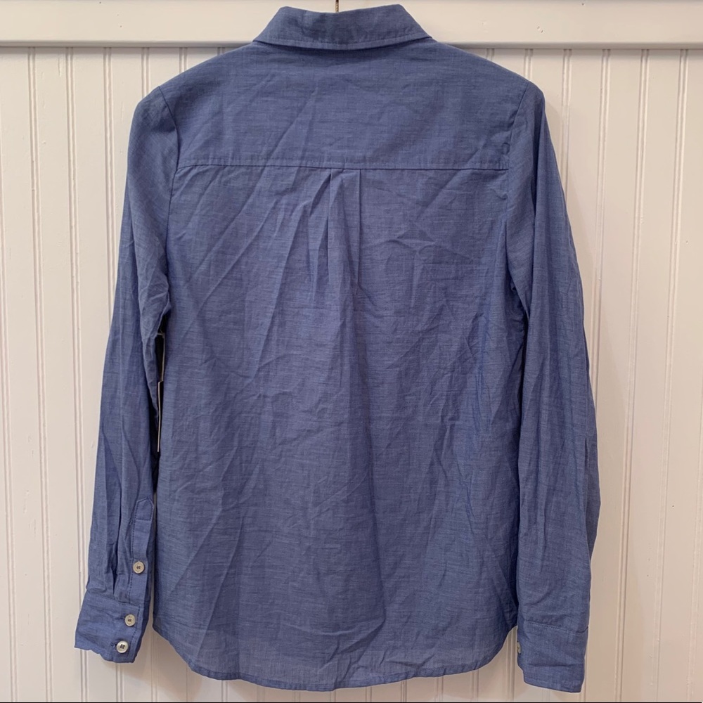 *NWT* Chambray Button Down Shirt - Picture 5 of 8
